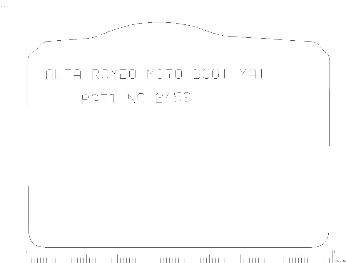 Alfa Romeo Mito 2008-2018 Boot Mat