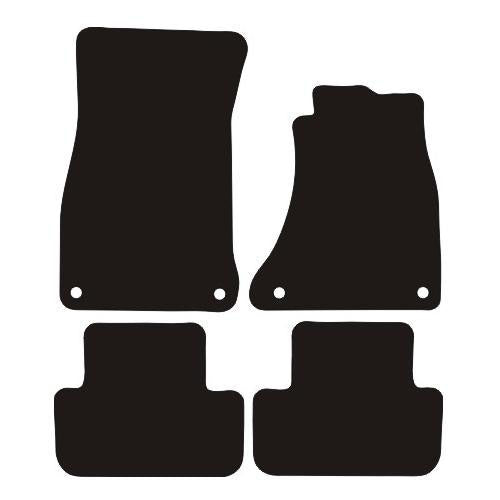 Audi A4 2008-2015 Car Mats With Fixings In Passenger