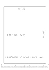 Landrover Defender 90 1990 - 2017  Rear Mat