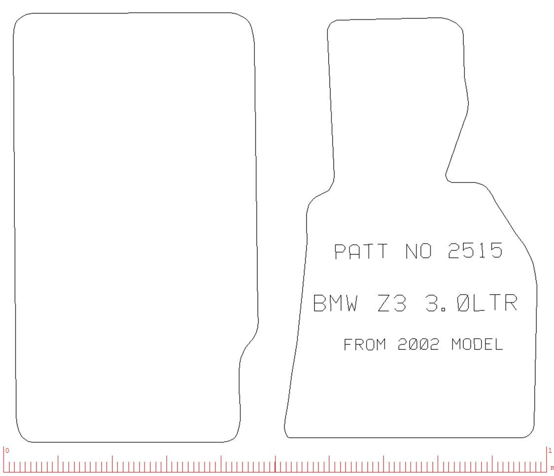 BMW Z3 3.0L 2000-2002  Alternative Shape