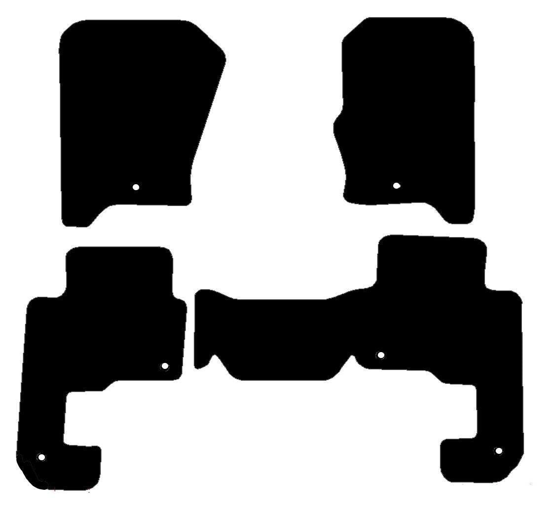 Land Rover Discovery 3 2004-2009  Fixing Rings Front And Clips In Rears