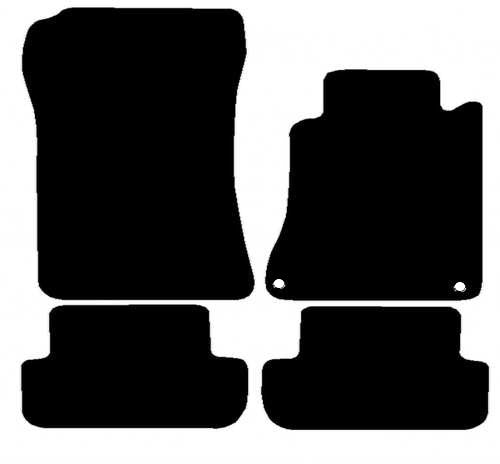 Mercedes CLK 2003-2009  With Fixings In Drivers Mat