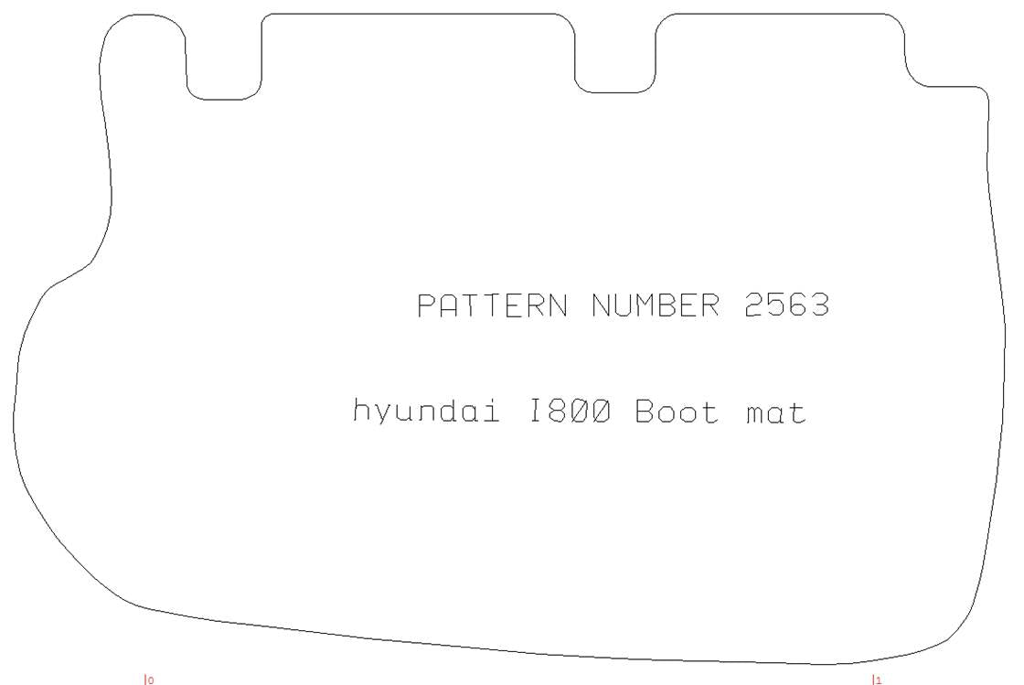 Hyundai I800 2008-2019 Boot Mat