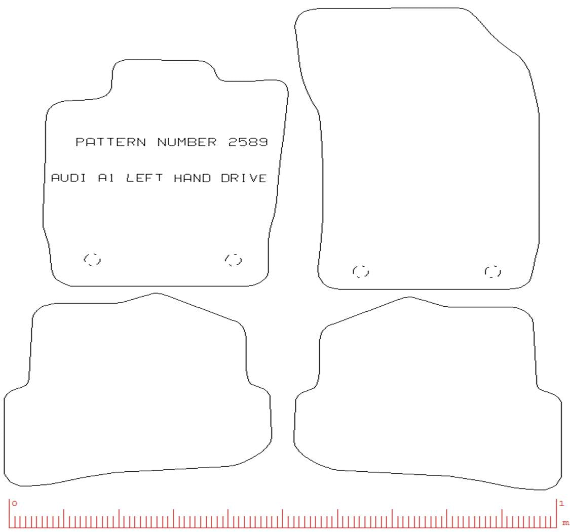 Audi A1 2010-2018 LHD Car Mats