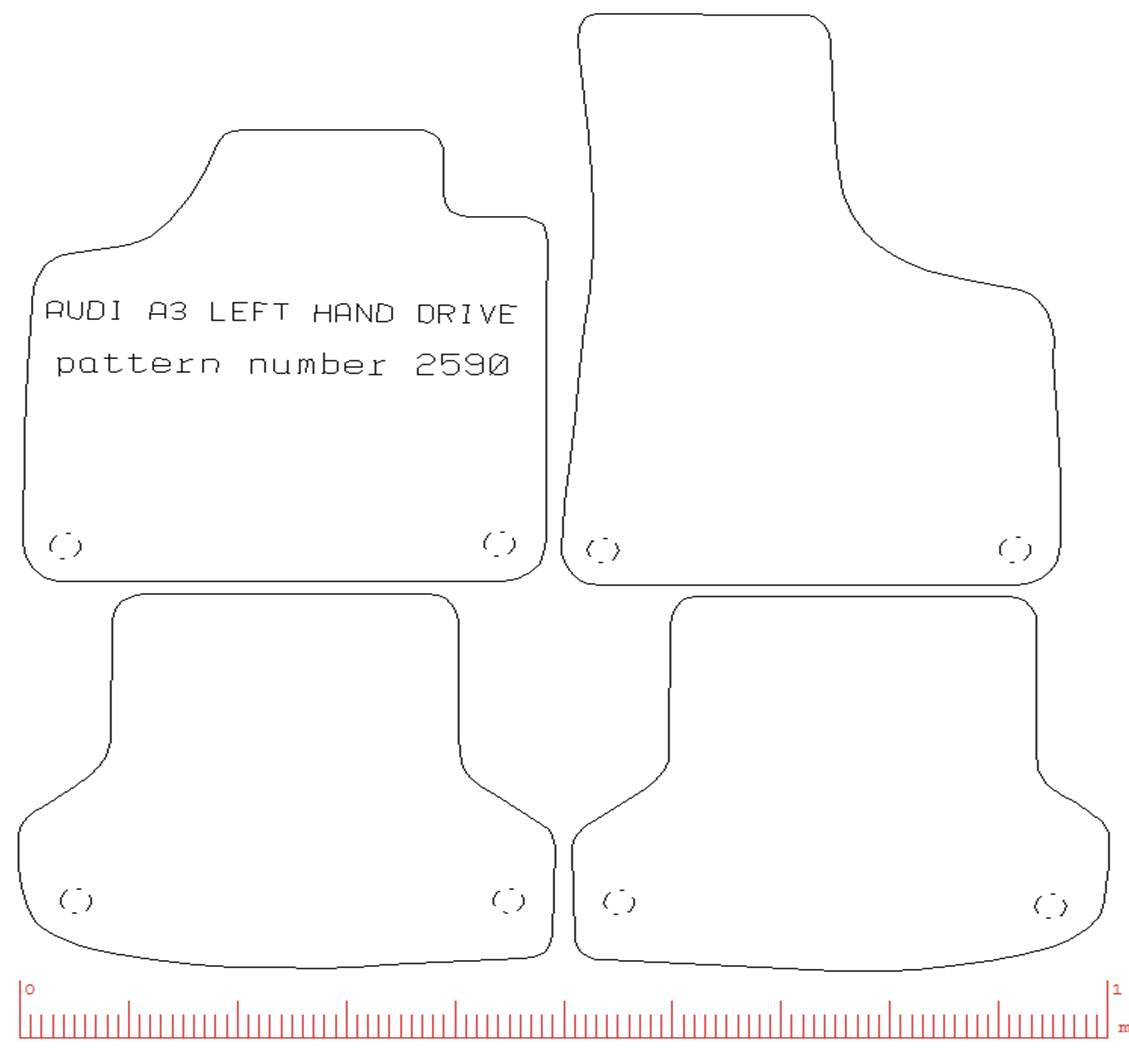 Audi A3 2003-2012 LHD Car Mats