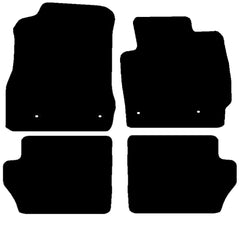 Mazda 2 Fits Years 2007 To 2014 This Is A Four Piece Set With Floor Fixing Clips Provided In Driver & Passenger Mats