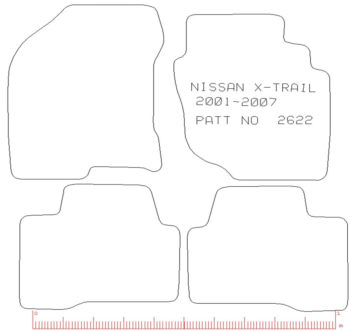 Nissan X-Trail 2001-2007  Alternative Pattern