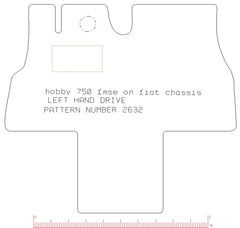 Fiat Hobby750 Lhd Tailored Motorhome Mat