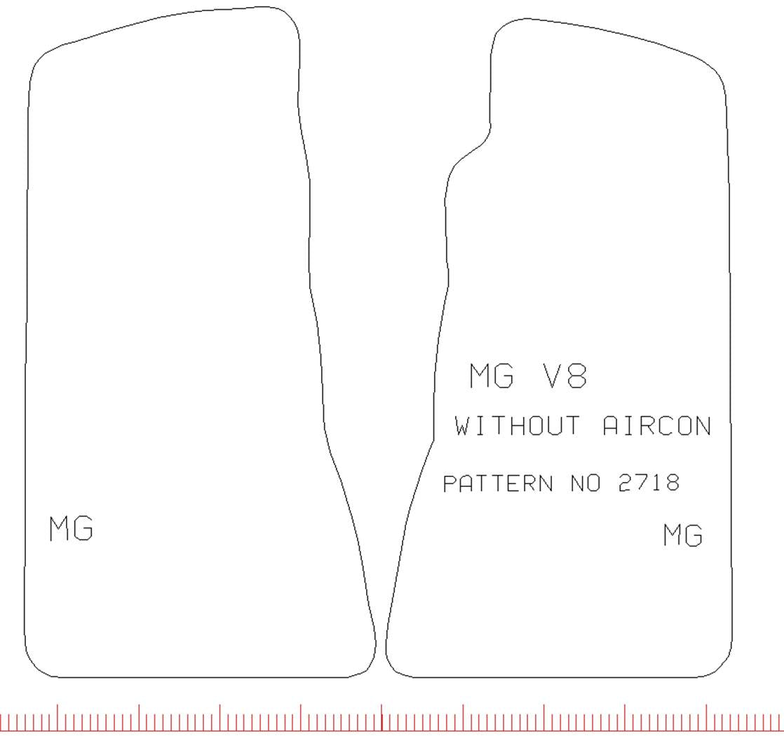 MG V8 And RV8 1992-1995  Without Air Conditioning