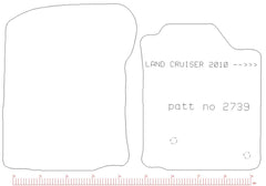 Toyota Land Cruiser 2010 - 2013  Front Mats Only