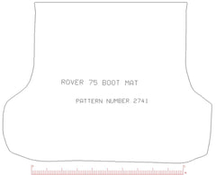 Rover 75 Saloon 1999 - 2005  Boot Mat