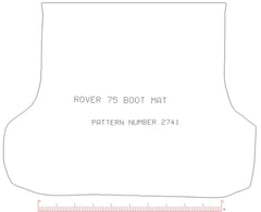 Rover 75 Saloon Tailored Boot Mat