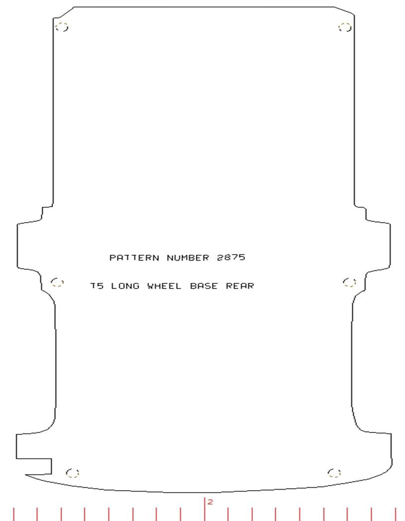 Volkswagen T5 Van Rear LWB Twin Side Doors 2004-2015