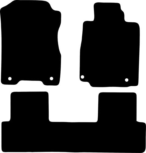 Honda CR-V 2012-2018  3 Piece Set (With Fixings)