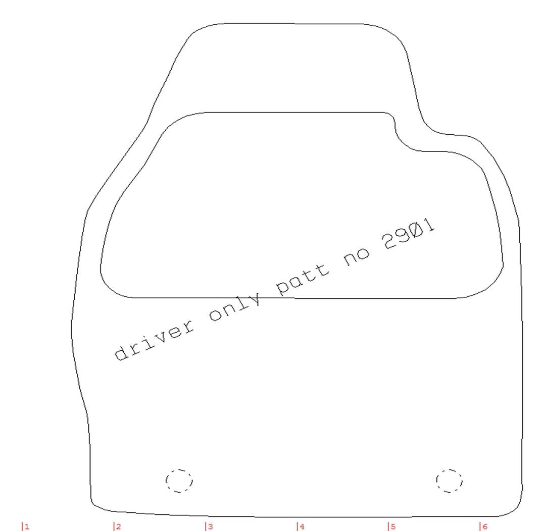 Taxi-LTC TX1 And TX4 - Drivers Mat Only