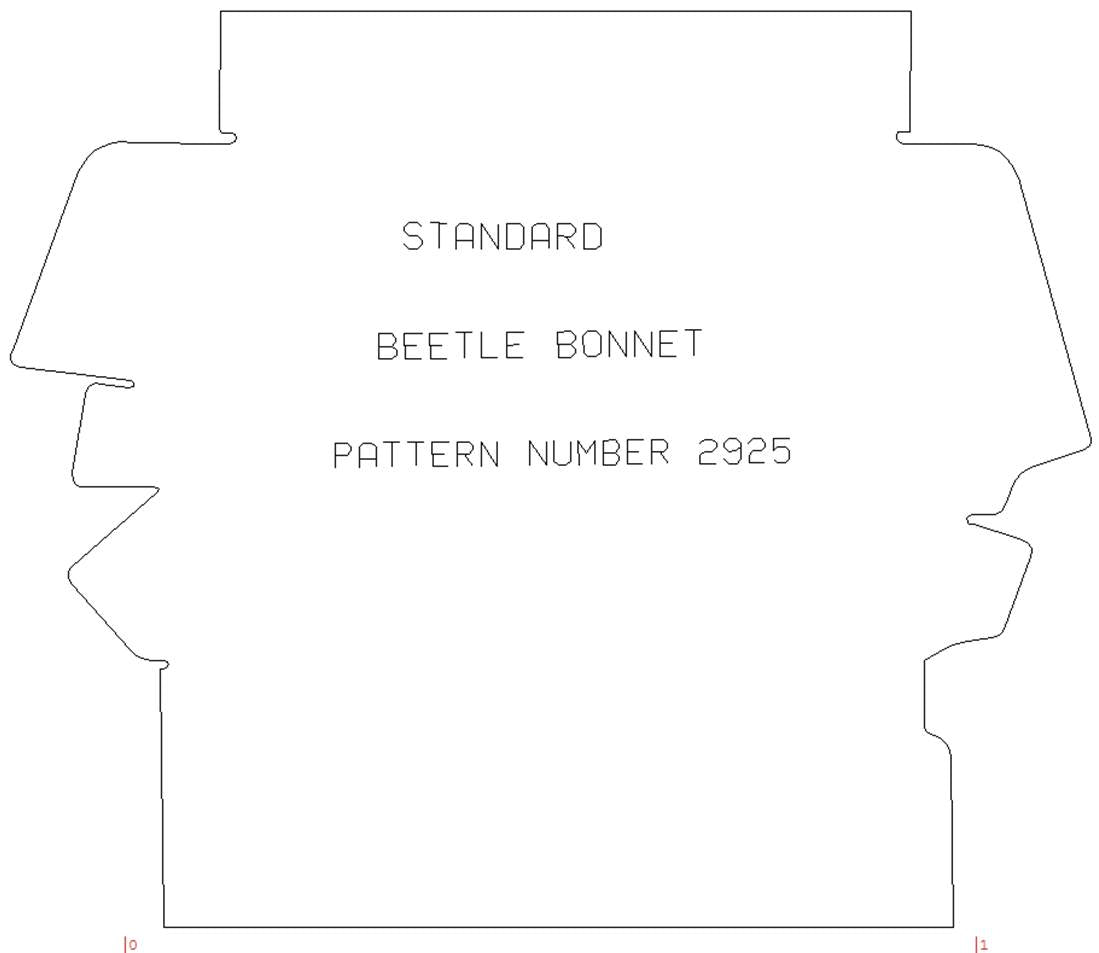 Classic VW Classic Beetle (Pre 1967) 1958-1967  Under Bonnet Mat