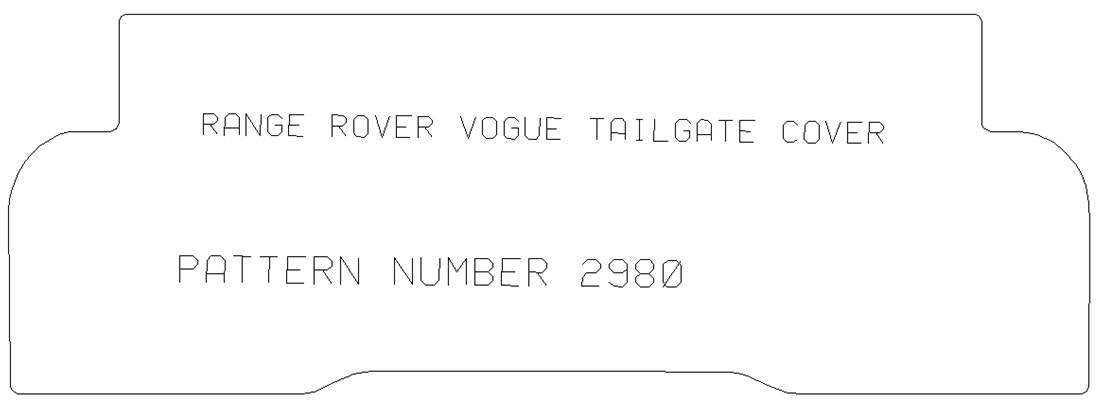 Range Rover Vogue 2002-2012 Tailgate Mat