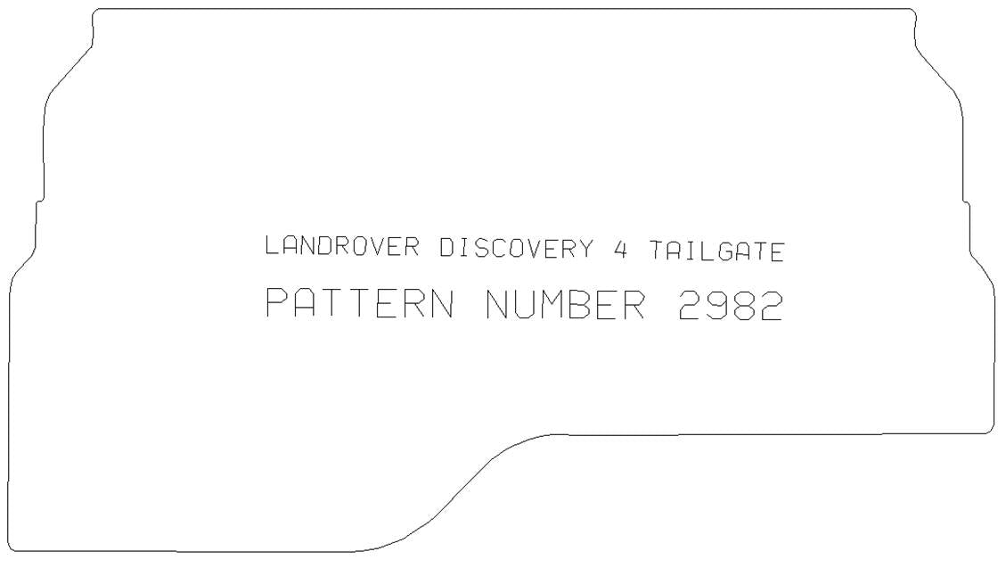 Land Rover Discovery 4 2010-2017 Tailgate Mat