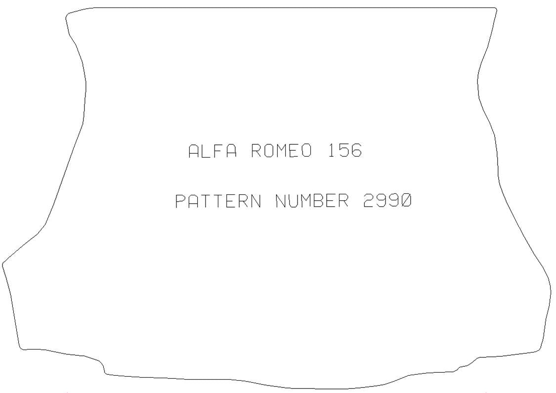 Alfa Romeo 156 1997-2005 Boot Mat