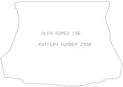 Alfa Romeo 156 1997 - 2005  Boot Mat