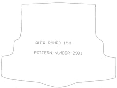 Alfa Romeo 159 2006 - 2011  Boot Mat