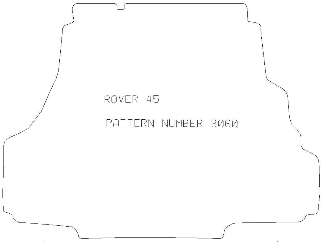Rover 45 2000-2005 Boot Mat