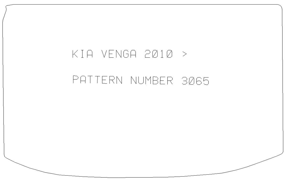 Kia Venga 2010-2019 Opional Boot Shelf Mat