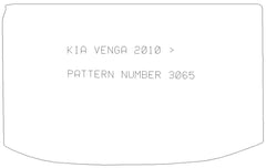 Kia Venga 2010 Optional Shelf Mat In The Boot Tailored Boot Mat