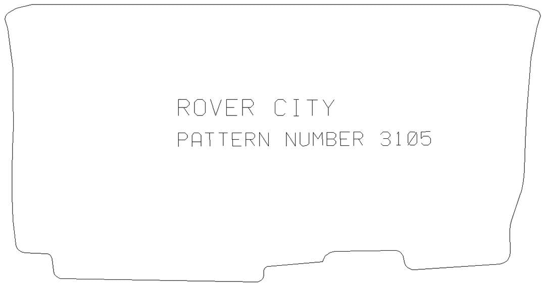 Rover City 2003-2005 Boot Mat