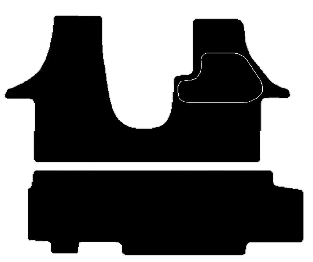 Volkswagen T5 Facelift / T6 Combi Single Side Door (1+2 Rear Seat) 2015-2020