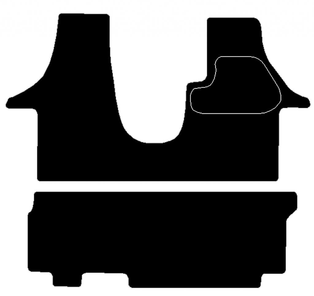 Volkswagen T5 Facelift / T6 Combi Twin Side Doors (1+2 Rear Seat) 2015-2020