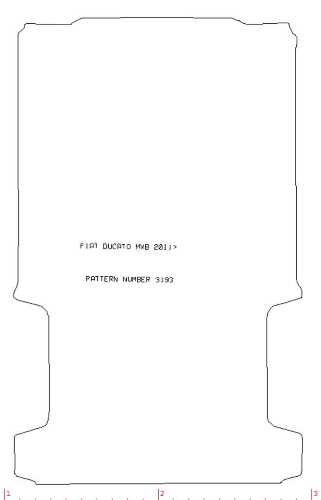 Fiat Ducato MWB Van Rear 2007-2011