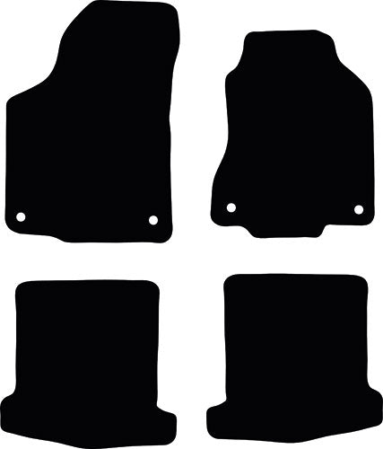 Volkswagen Polo 1994-1999 Car Mats With Fixings In Driver And Passenger