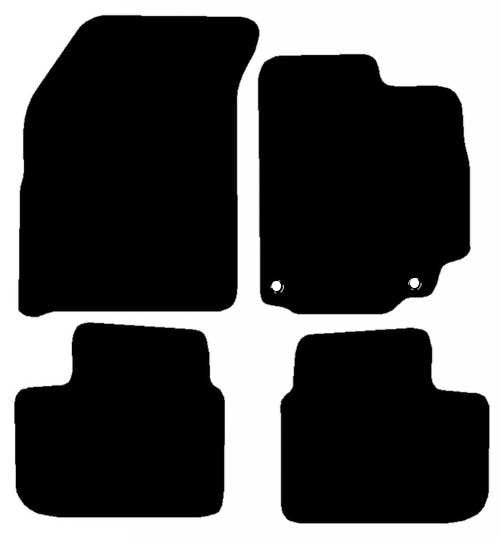 Suzuki SX4 2006-2014  With 2 Fixings In Driver Mat