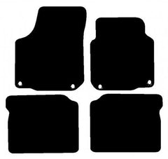 Seat Leon  2002 - 2005  Driver And Passenger Mat Only  With Oval Fixings