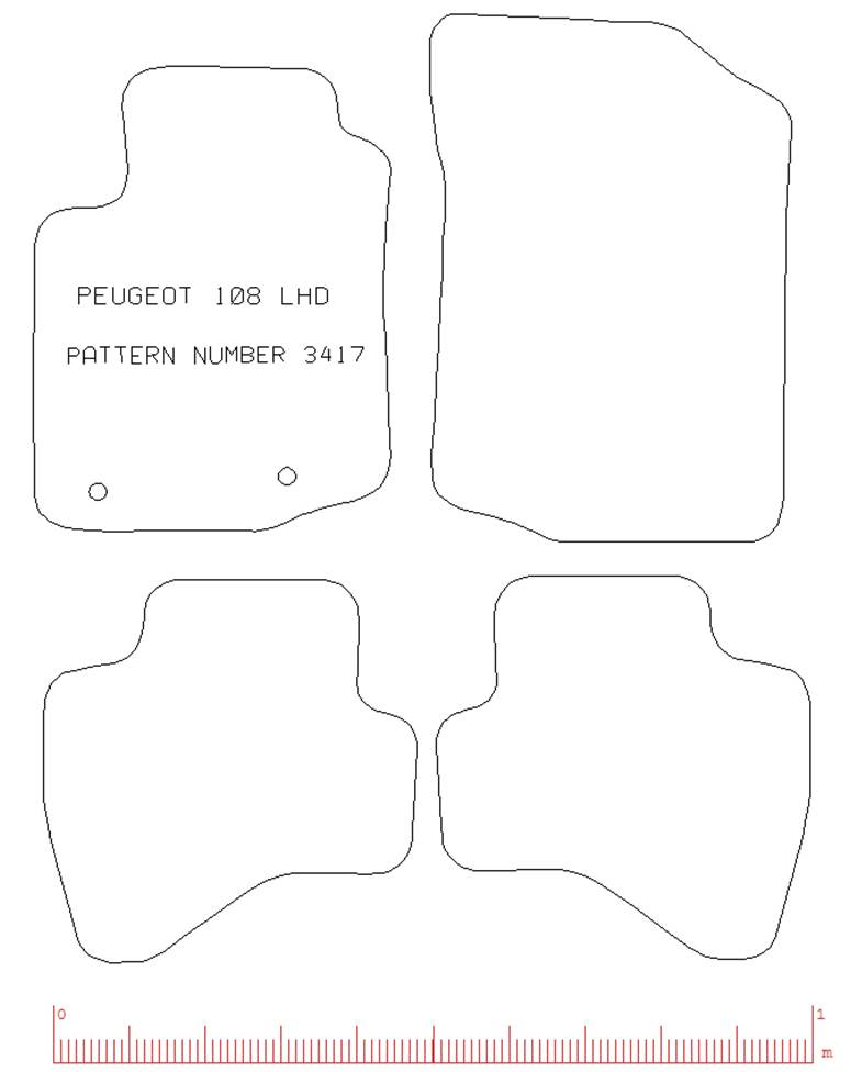 Peugeot 108 2014-2021 LHD