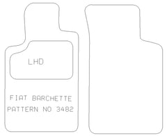 Fiat Barchetta 1995-2005 Lhd Tailored Car Mats