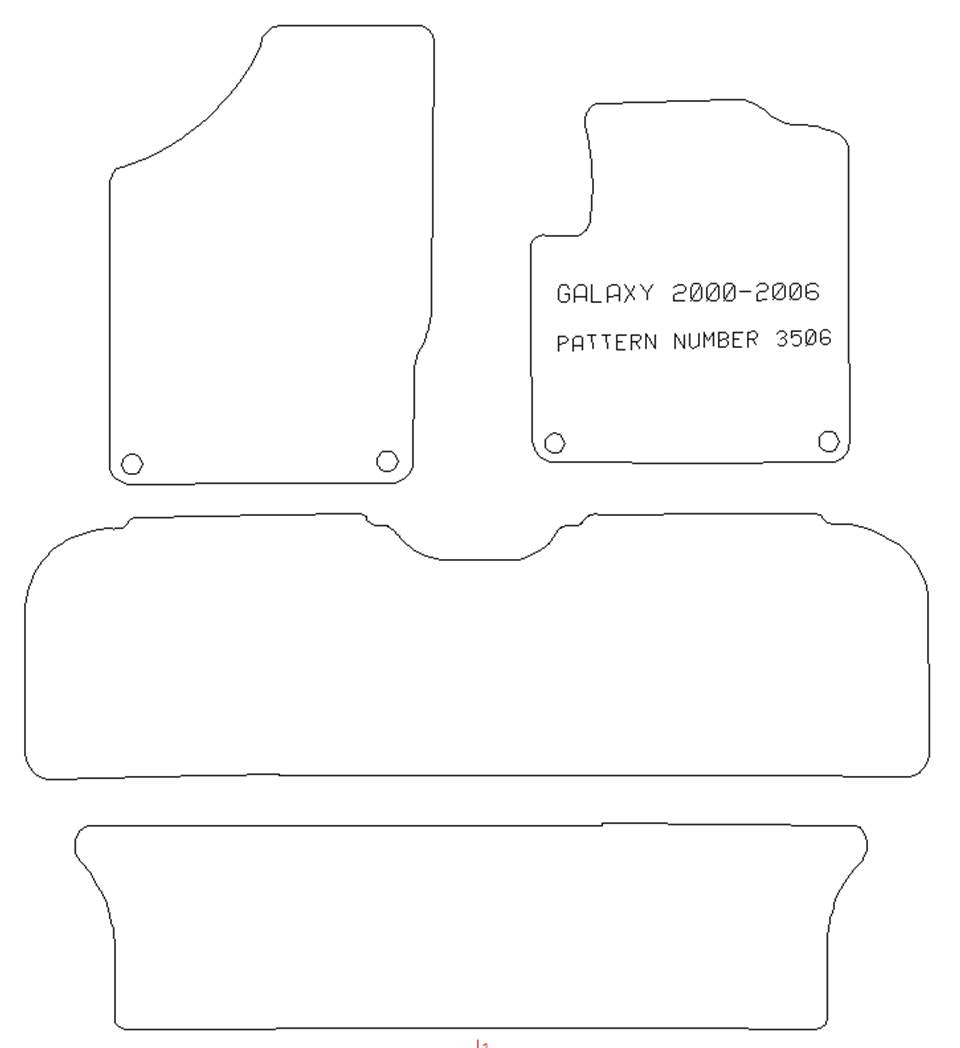Ford Galaxy 2000-2006  With Fixings In Driver And Passenger
