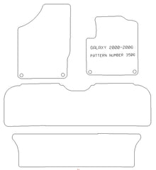 Ford Galaxy 2000 - 2006    With Fixings In Driver And Passenger