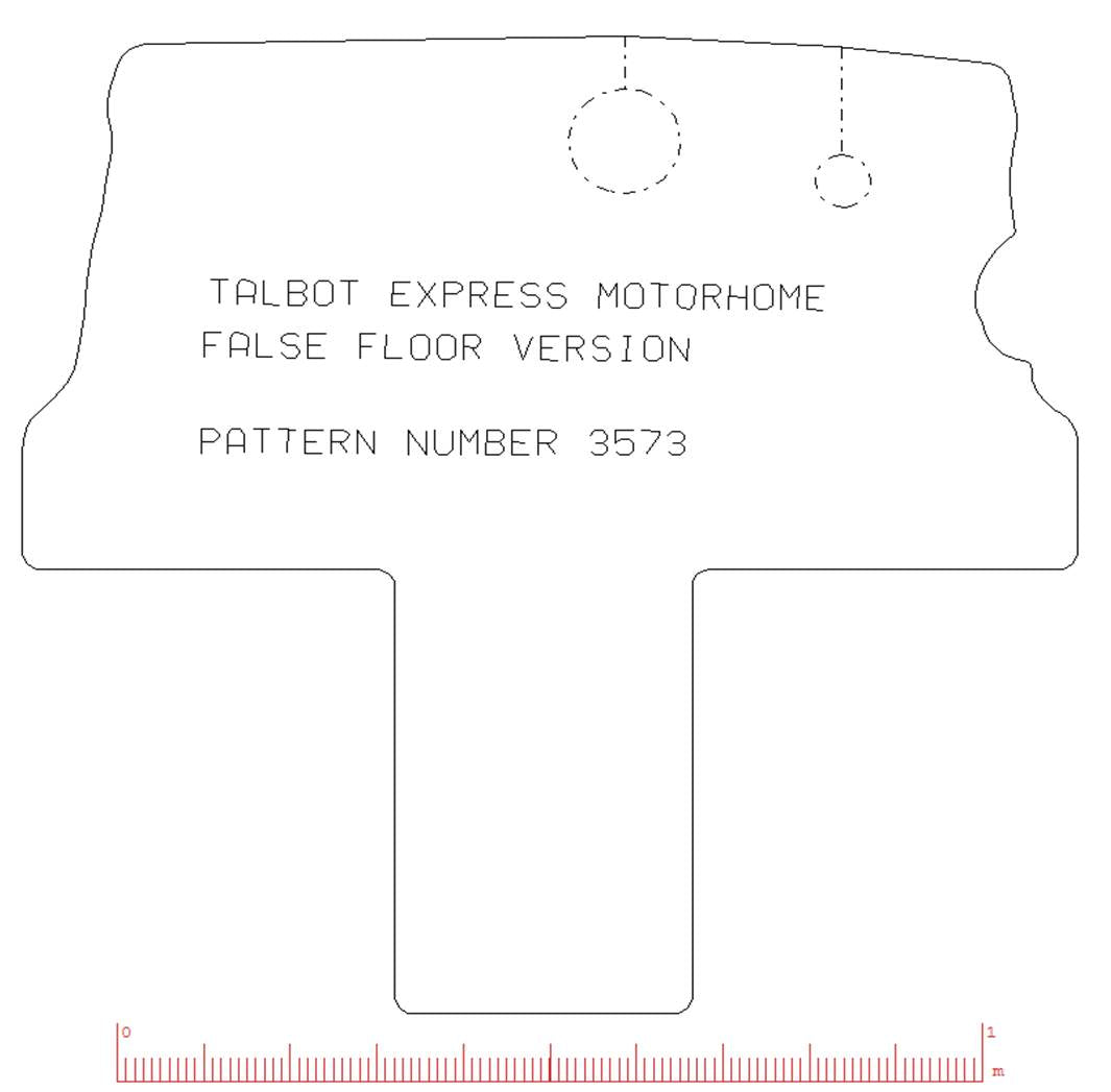 Talbot Express Motorhome -1994  False Floor Version
