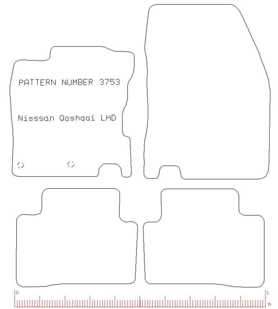 Nissan Qashqai 2014-2021 LHD Car Mats