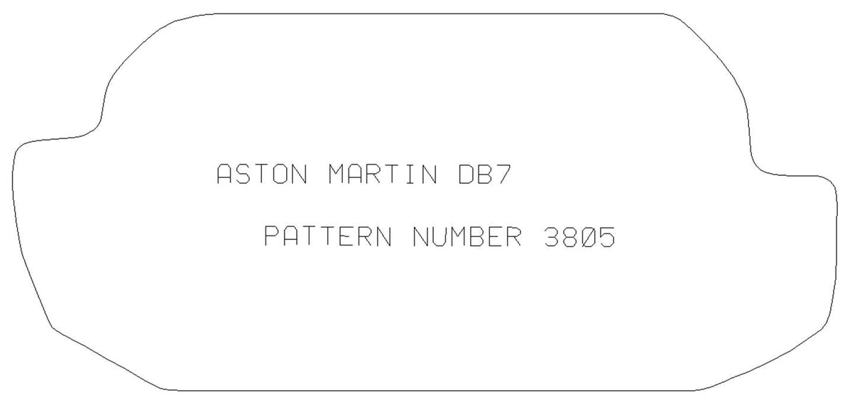 Aston Martin DB7 1994-1999 Boot Mat