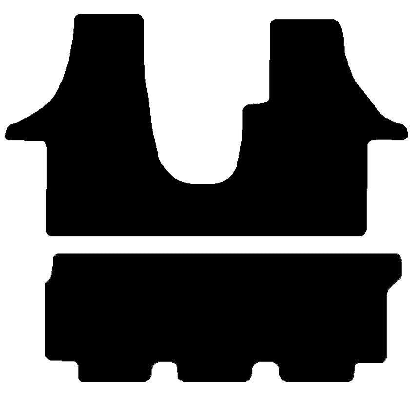 Volkswagen T6 Front Plus Twin Rear Door Rear Piece (Bench Seat) 2015-2020