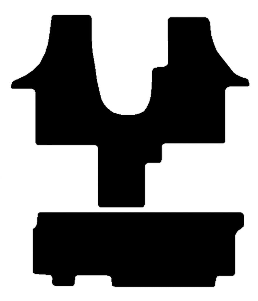 Volkswagen T5 Facelift / T6 Walkthgh Twin Rear Doors (1+2 Rear Seat) 2015-2020