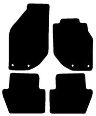 Volvo C70 Fits Years 1995 To 2006 This Is A Four Piece Set With  Floor Fixing Clips In Driver And Passenger Mats