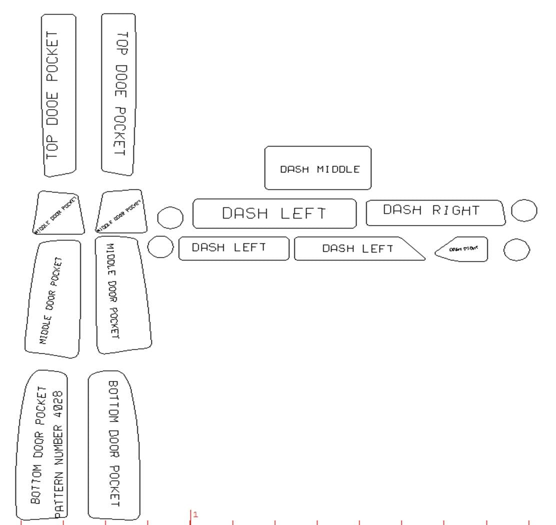 Volkswagen Crafter 2017-Onward  Door Pockets And Dash Pockets