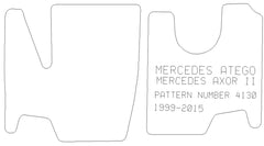 Mercedes Atego And Axor 1999-2015 Tailored Car Mats