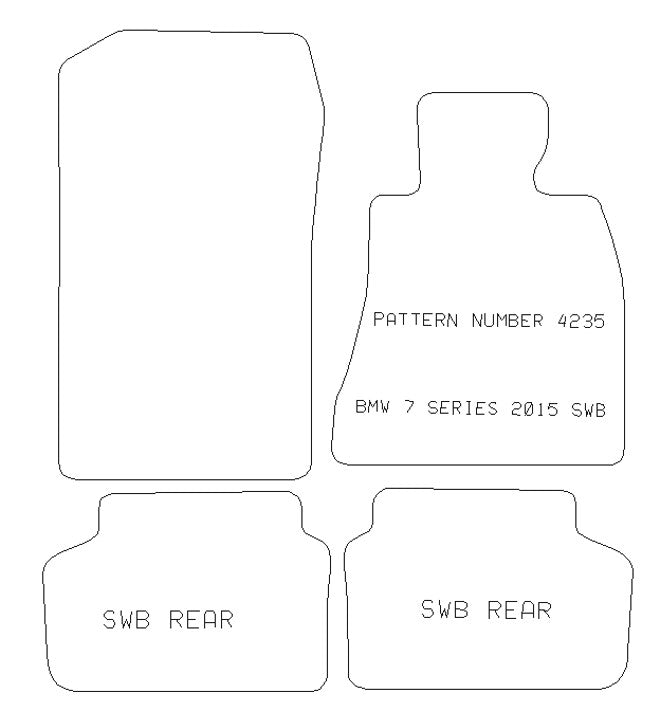 BMW 7 Series (G11) SWB 2015-2011