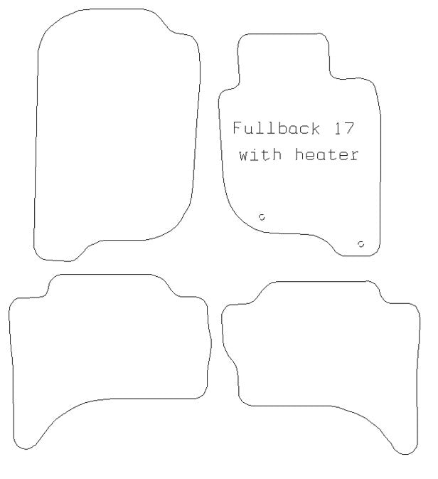 Fiat Fullback 2016-2019  With Heater