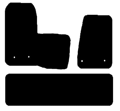 Ford Transit Custom Crew Cab 2019-2023  2 Pieces Front Mat Set